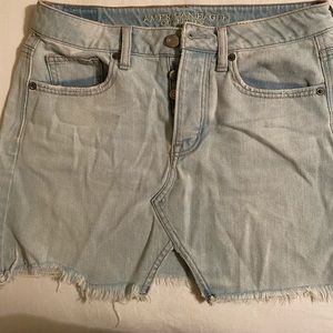 American eagle jean skirt